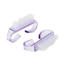 Conjunto De Escova De Unhas De Plástico Transparente 10pcs Ferramentas De Manicure E Pedicure Para
