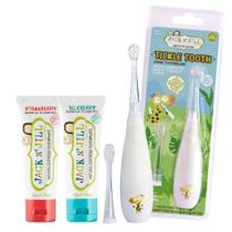 Conjunto de escova e pasta de dentes Jack N' Jill Tickle Tooth Conjunto de escova e pasta de dentes Jack N' Jill Tickle Tooth