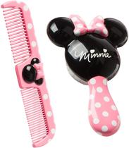 Conjunto de Escova e Pente de Cabelo Minnie Disney