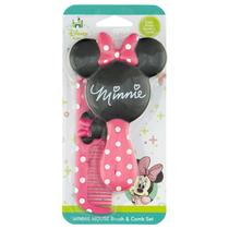 Conjunto de Escova e Pente de Cabelo Minnie Disney