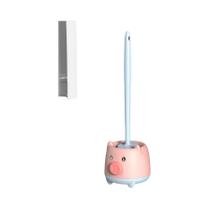 Conjunto de Escova e Suporte para Toalete - Design Moderno e Limpeza Eficaz