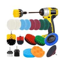 Conjunto De Escova Para Furadeira Elétrica Para Limpeza De Carro, Cozinha, Banheiro E Vaso