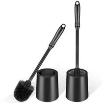 Conjunto de Escova Sanitária AONEZ 2 Peças com Cabo Longo Preto Conjunto de Escova Sanitária AONEZ 2 Peças com Cabo Longo Preto