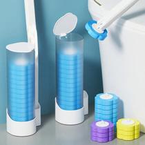 Conjunto De Escova Sanitária Descartável De Cabo Longo Com Cabeças De Reposição Estéreis Para