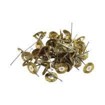 Conjunto De Escovas De Arame De Latão De 22mm Com Haste De 3mm Para Ferramenta Rotativa Dremel,