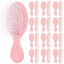 Conjunto de escovas de cabelo FillTouch Mini 24 unidades Travel Wet Dry Pink