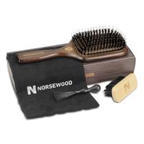 Conjunto de Escovas de Cabelo Norsewood Premier - 100% Cerdas de Javali Conjunto de Escovas de Cabelo Norsewood Premier - 100% Cerdas de Javali
