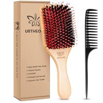 Conjunto de escovas de cabelo URTHEONE Boar Bristle para mulheres, homens e crianças Conjunto de escovas de cabelo URTHEONE Boar Bristle para mulheres, homens e crianças