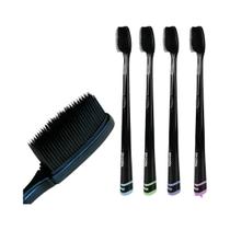 Conjunto De Escovas De Dente De Silicone Coloridas Para Viagem E Casa 2/6/10 Peças Limpeza Profunda