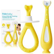Conjunto de Escovas de Dentes Frida Baby Grow-with-Me (0-12 Meses)