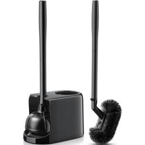 Conjunto de escovas de êmbolo de vaso sanitário HAMITOR Curved Bristle Black