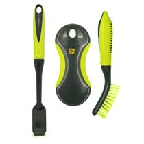 Conjunto de escovas de esfoliação Pine-Sol Long Handle com cerdas pesadas
