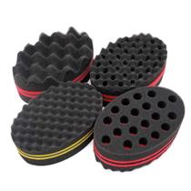 Conjunto de escovas de esponja Hair Twist, 4 peças para fixação afro de dreads Conjunto de escovas de esponja Hair Twist, 4 peças para fixação afro de dreads