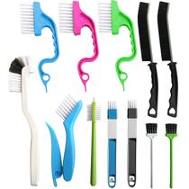 Conjunto de escovas de limpeza CRAFNEW 12 unidades para ranhuras de janelas/banheiro Conjunto de escovas de limpeza CRAFNEW 12 unidades para ranhuras de janelas/banheiro