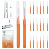 Conjunto de escovas de limpeza de chuveiro LIEUDAGE com palhetas de aço inoxidável