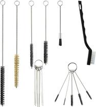 Conjunto de escovas de limpeza Diamond Shine, 17 peças de nylon com canudos de metal