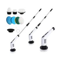 Conjunto De Escovas De Limpeza Elétricas Rotativas Sem Fio Com 7 Cabeçotes E Cabo Ajustável Para Conjunto De Escovas De Limpeza Elétricas Rotativas Sem Fio Com 7 Cabeçotes E Cabo Ajustável Para
