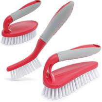 Conjunto de escovas de limpeza Trazon Cleaning Shower com alça ergonômica