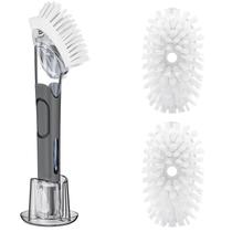 Conjunto de escovas de louça dispensadoras de sabão RIMAY com 2 recargas e suporte