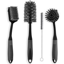 Conjunto de escovas de prato Trazon com escova de água para garrafas Scrubber Straw