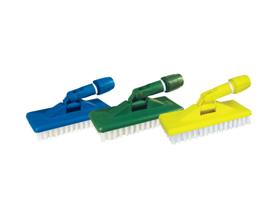 Conjunto de Escovas Macias Bralimpia Limpa Tudo Sem cabo - 4 Unidades Amarela,Azul,Verde e Vermelha
