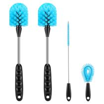 Conjunto de escovas para garrafas de água UNIFUN Long Handle 3 em 1 inoxidável