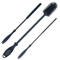 Conjunto de escovas para garrafas e limpadores de palhas Kitchiny 12.5 Silicone Conjunto de escovas para garrafas e limpadores de palhas Kitchiny 12.5 Silicone