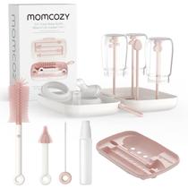 Conjunto de escovas para mamadeiras Momcozy 7 em 1 para limpador de mamadeiras rosa