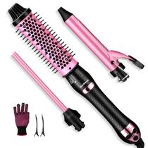 Conjunto de Escovas Térmicas DeeWaves 3 em 1 - 2 Modelos de Ondas