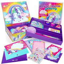 Conjunto de escrita Original Stationery Unicorn 45 peças para meninas 10-12