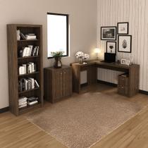 Conjunto de Escritório com Escrivaninha 03 pç CJ18-046 Tecnomóbili
