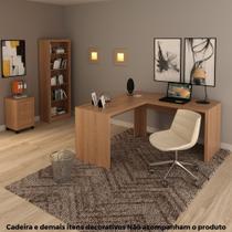 Conjunto de Escritório com Escrivaninha 03 pç CJ18-069 Tecnomóbili Conjunto de Escritório com Escrivaninha 03 pç CJ18-069 Tecnomóbili