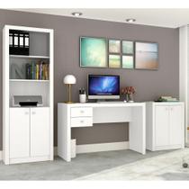 Conjunto de Escritório com Escrivaninha 03 pç CJ18-096 Tecnomóbili