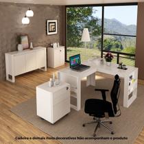 Conjunto de Escritório com Escrivaninha 04 pç CJ18-099 Tecnomóbili Conjunto de Escritório com Escrivaninha 04 pç CJ18-099 Tecnomóbili