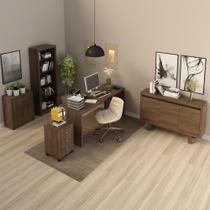 Conjunto de Escritório com Escrivaninha 05 pç CJ18-034 Tecnomóbili Conjunto de Escritório com Escrivaninha 05 pç CJ18-034 Tecnomóbili