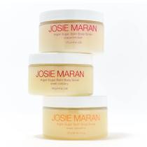 Conjunto de esfoliação corporal Josie Maran Argan Sugar, 3 peças com aromas Conjunto de esfoliação corporal Josie Maran Argan Sugar, 3 peças com aromas