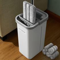 Conjunto de esfregões e baldes JOYMOOP Flat Floor Wet Dry Cleaning Conjunto de esfregões e baldes JOYMOOP Flat Floor Wet Dry Cleaning