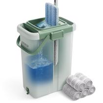 Conjunto de esfregões e baldes JOYMOOP para limpeza de pisos com 5 almofadas
