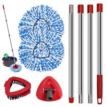 Conjunto de esfregões giratórios de reposição do sistema Cedar EasyWring Rinseclean Conjunto de esfregões giratórios de reposição do sistema Cedar EasyWring Rinseclean