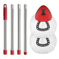 Conjunto de esfregões Hibaby 2 Spin Mop Head Replacement Ocedar EasyWring