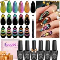 Conjunto de esmaltes Beetles Cat Eye Gel 6 Colors Chameleon Conjunto de esmaltes Beetles Cat Eye Gel 6 Colors Chameleon