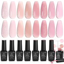 Conjunto de Esmaltes Beetles Spring Jelly Gel - 8 Cores de 7mL Conjunto de Esmaltes Beetles Spring Jelly Gel - 8 Cores de 7mL
