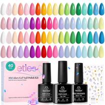 Conjunto de esmaltes Beetles Summer Gel 36 cores, 40 unidades com base e camada superior