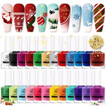 Conjunto de Esmaltes Born Pretty para Nail Art de Halloween - 24 Cores Conjunto de Esmaltes Born Pretty para Nail Art de Halloween - 24 Cores
