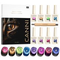 Conjunto de esmaltes CANNI Cat Eye Gel 9 mL x 8 com ímã