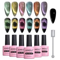 Conjunto de esmaltes de gel AIMEILI 6x10ml Hema Free UV LED