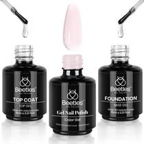Conjunto de esmaltes de gel Beetles Bubble Bath 15 ml Top Base Coat