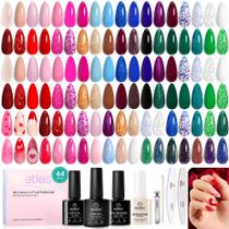 Conjunto de esmaltes de gel Beetles Glitter 44 unidades de presente de Natal