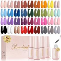 Conjunto de esmaltes de gel Larvall Beautpal, 40 unidades, 7 ml de cores Conjunto de esmaltes de gel Larvall Beautpal, 40 unidades, 7 ml de cores