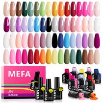 Conjunto de esmaltes de gel MEFA, 35 unidades, 32 cores, todas as estações Conjunto de esmaltes de gel MEFA, 35 unidades, 32 cores, todas as estações